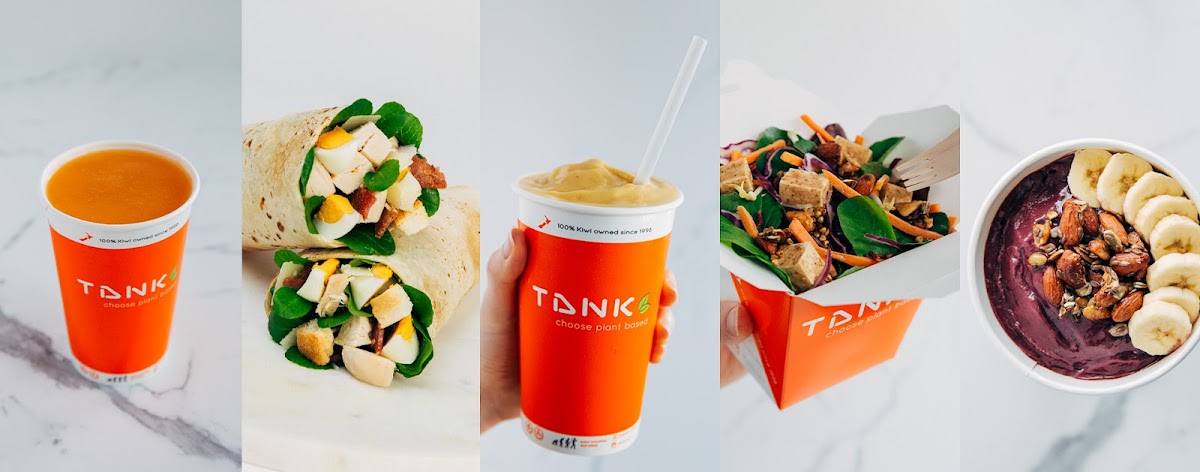 Tank Tauranga Crossing- Smoothies, Raw Juices, Salads & Wraps